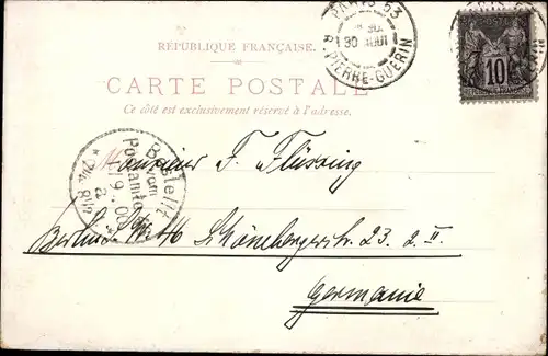 Künstler Ak Paris Louvre, Le Louvre