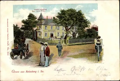 Ak Reinsberg in Sachsen, Gasthof Reinsberg