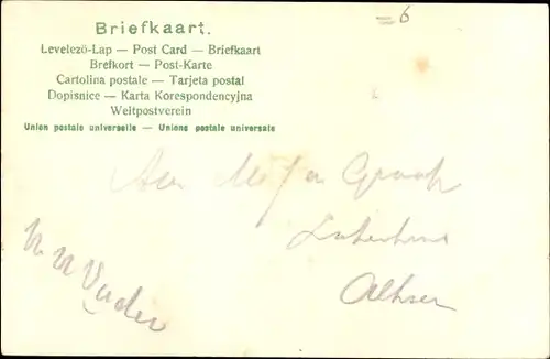 Briefmarken Ak Het nieuwe Geheim van den Postzegel, Briefmarkensprache