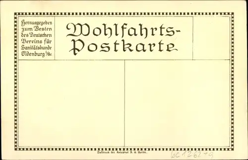 Ak Generalfeldmarschall Paul von Hindenburg, Portrait