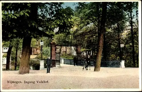 Ak Nijmegen Gelderland, Ingang Valkhof