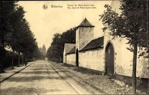 Ak Waterloo Wallonisch Brabant, Ferme de Mont Saint Jean
