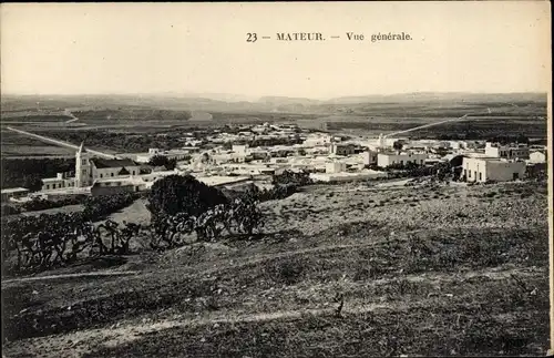 Ak Mateur Algerien, Vue generale