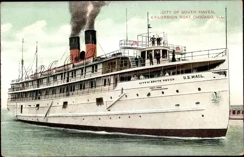 Ak Dampfer of South Haven, Excursion Boat, Chicago