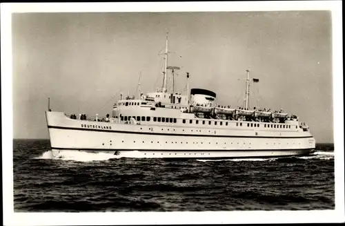 Ak Fährschiff Deutschland