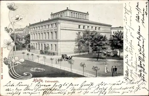 Ak Halle an der Saale, Universität