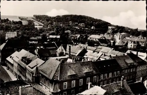 Ak Kamenz in Sachsen, Im Hintergrund der Hutberg