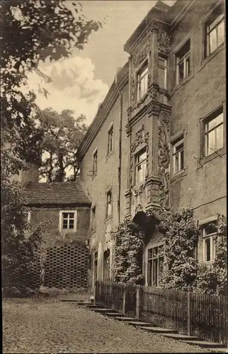 Ak Meißen in Sachsen, Wirtschaftshof der Fürstenschule