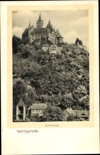 Ak Wernigerode am Harz, Schloss