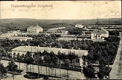 Ak Königsbrück in der Oberlausitz, Truppenübungsplatz