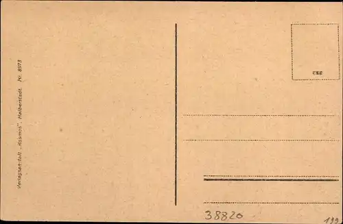 Ak Halberstadt am Harz, Am Holzmarkt