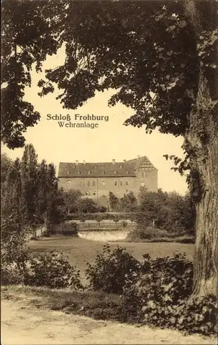 Ak Frohburg in Sachsen, Schloss Frohburg, Wehranlage