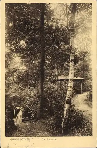 Ak Großbothen Grimma in Sachsen, die Rausche