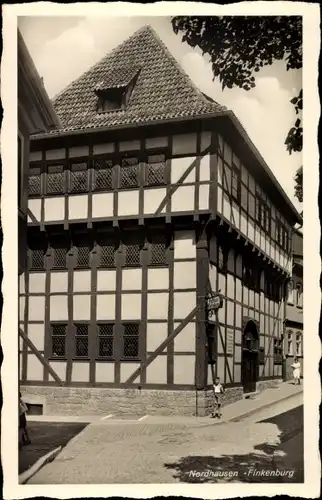 Ak Nordhausen am Harz Thüringen, Finkenburg