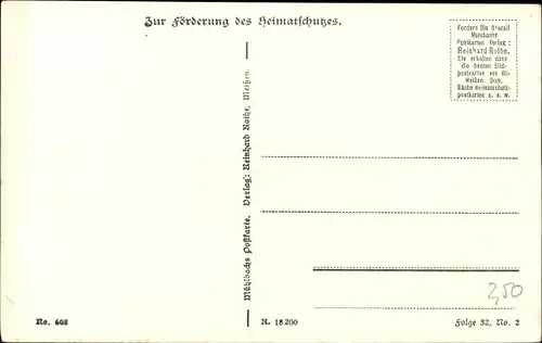 Ak Döbeln in Sachsen, Nicolaikirche mit Wehr