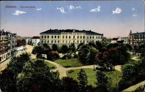 Ak Döbeln in Sachsen, Körnerplatz
