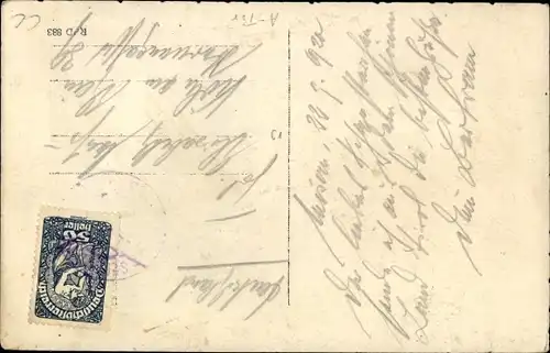 Ak Mösern Telfs in Tirol, Teilansicht