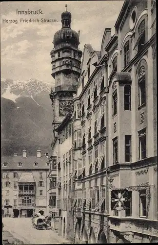 Ak Innsbruck in Tirol, Herzog Friedrich Straße