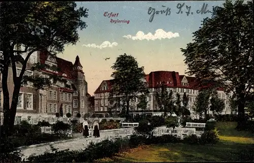 Ak Erfurt in Thüringen, Reglerring