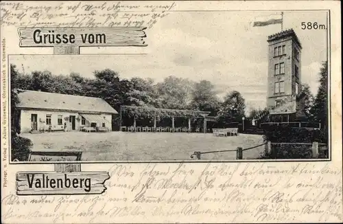 Ak Neukirch in der Lausitz, Valtenberg, König Johann-Turm