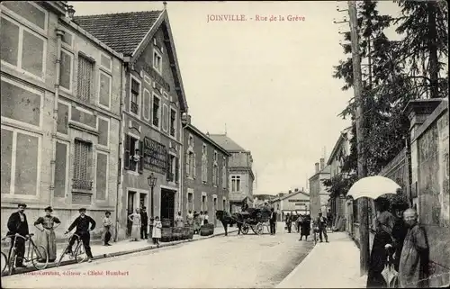 Ak Joinville Haute Marne, Rue de la Greve