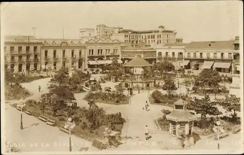 Foto Ak Tampico Mexiko, Plaza de la Libertad