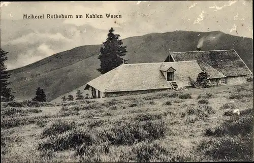 Ak Elsass Haut Rhin, Melkerei Rotheburn am Kahlen Wasen