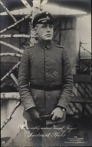 Ak Kampfflieger Leutnant Pfeifer, Sanke Karte Nr. 428