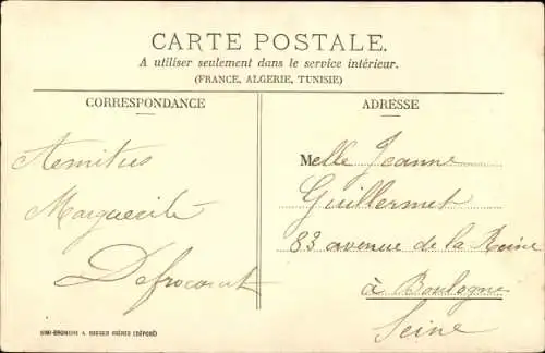 Judaika Ak La Ferte sous Jouarre Seine et Marne, Synagoge