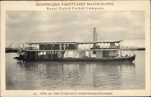 Ak Sternwheelsteamer, Koninklijke Paketvaart Maatschappij