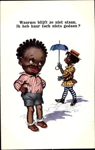 Ak Waarom blijft ze niet staan, ik heb haar toch niets gedaan