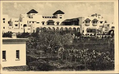 Ak Rabat Marokko, La Nouvelle Residence, Vue d'ensemble prise de Jardins