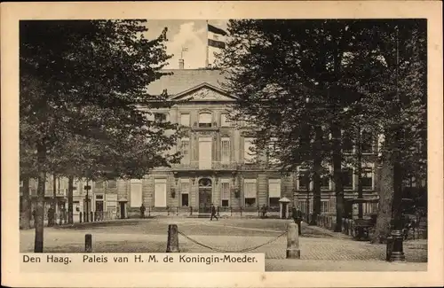 Ak Den Haag Südholland Niederlande, Paleis van H.M. de Koningin-Moeder
