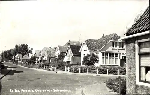 Ak St Jacobi Parochie Friesland Niederlande, George van Saksenstraat