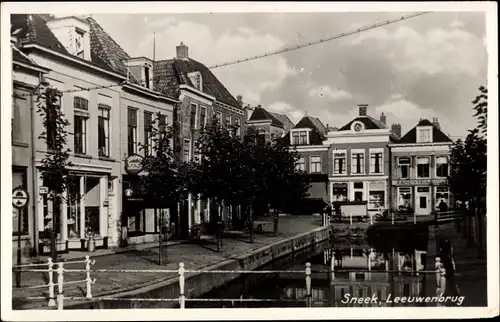 Ak Sneek Súdwest Fryslân Friesland Niederlande, Leeuwenbrug