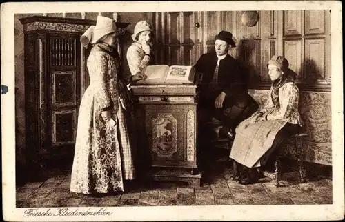 Ak Niederlande, Friesche Kleederdrachten