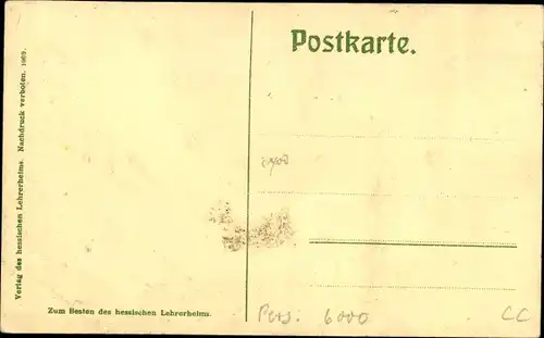 Ak Vorstandvorsitzender des Lehrervereins, Backes, Einigkeit, Besonnenheit, Ausdauer, Portrait