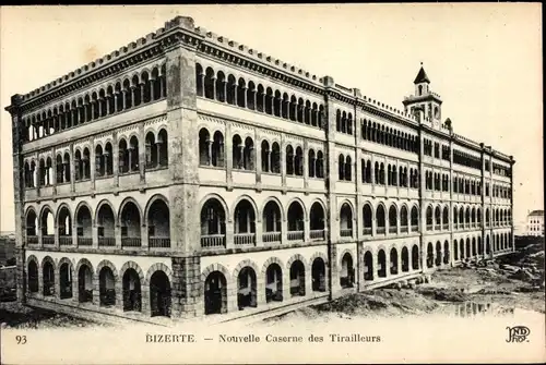 Ak Bizerte Tunesien, Nouvelle Caserne des Tirailleurs, Kaserne
