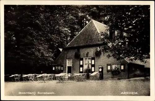 Ak Arnhem Gelderland Niederlande, Boerderij Sonsbeek