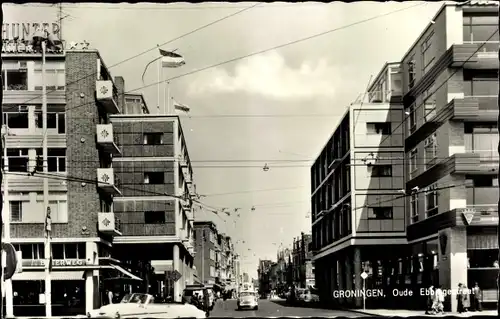 Ak Groningen Niederlande, Oude Ebbingestraat