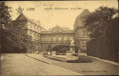 Ak Liège Lüttich Wallonien, Institut d'Electricité, (La Coin)