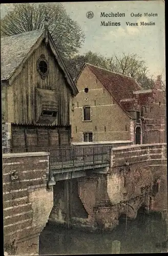 Ak Mechelen Mecheln Malines Flandern Antwerpen, Vieux Moulin