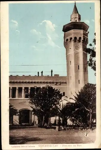 Ak Sidi Abdallah Alger Algerien, Direction du Port