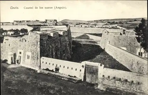Ak Ceuta Spanien, Cuartel de los moros, Angulo