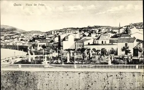 Ak Ceuta Spanien, Plaza de Prim