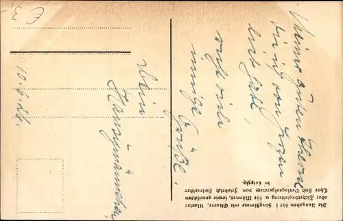 Lied Ak Günther, Anton, Erzgebirgische Mundart 22, Butznlied, Günther's Elternhaus