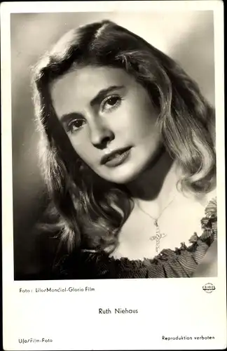 Ak Schauspielerin Ruth Niehaus, Portrait, Rosenmontag