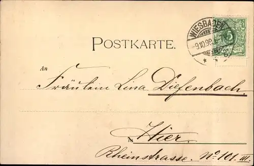 Künstler Litho Mädchen mit Hund, Portrait, Mein Compliment