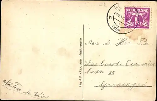 Ak Mooi Drenthe Niederlande, Rolde