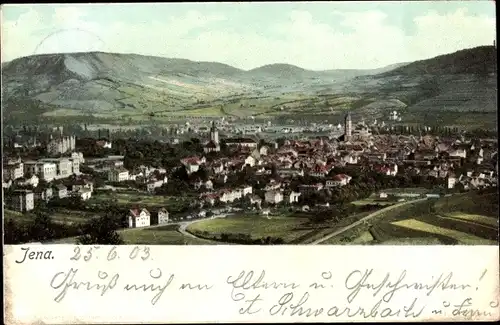 Ak Jena in Thüringen, Panorama